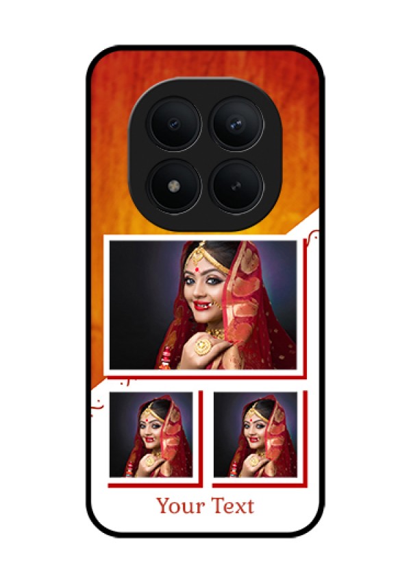 Xiaomi Redmi Note 15 Pro Plus 5G Custom Glass Phone Case - Wedding Memories Design