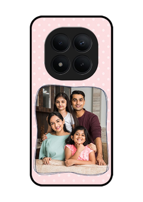 Xiaomi Redmi Note 15 Pro Plus 5G Custom Glass Phone Case - Family With Dots Design