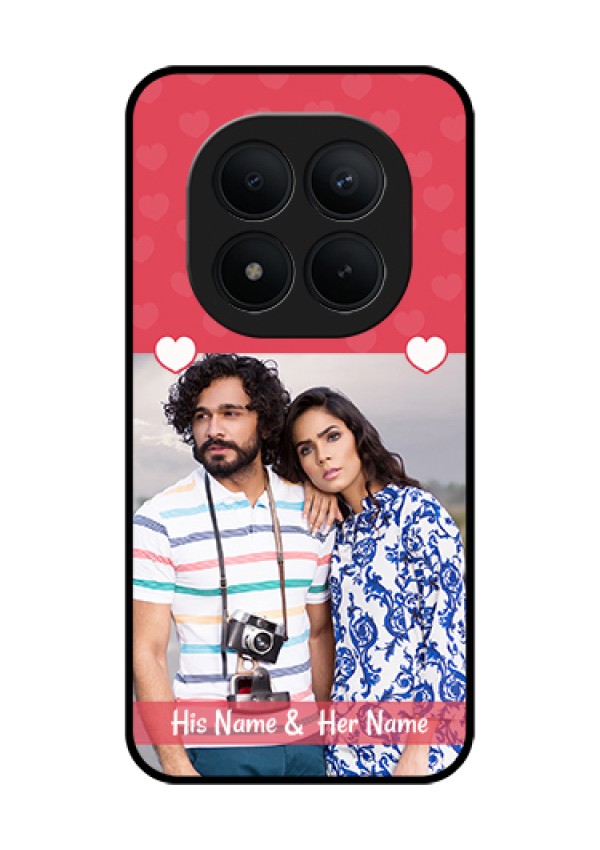Xiaomi Redmi Note 15 Pro Plus 5G Custom Glass Phone Case - Simple Love Design