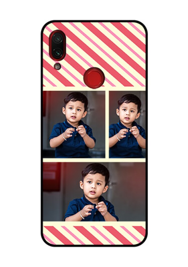 Redmi Note 7 Pro Personalized Glass Phone Case  - Picture Upload Mobile Case Design