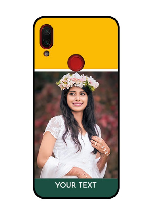 Redmi Note 7 Pro Photo Printing on Glass Case  - Love You Design