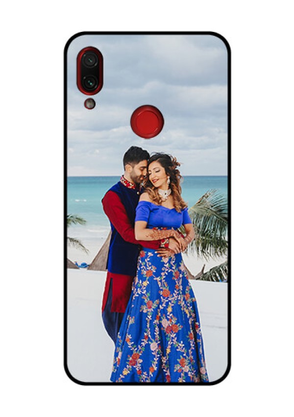 Redmi Note 7 Pro Photo Printing on Glass Case  - Upload Full Picture Design