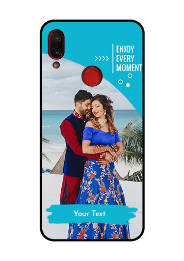Redmi Note 7 Pro Custom Glass Mobile Case  - Happy Moment Design
