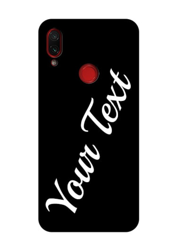 Redmi Note 7 Pro Custom Glass Mobile Cover with Your Name