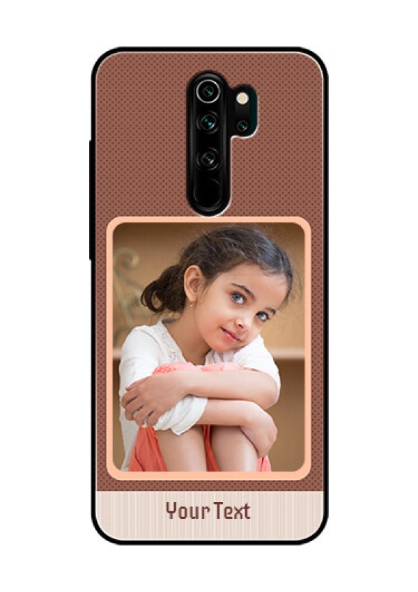 Redmi Note 8 Pro Custom Glass Phone Case  - Simple Pic Upload Design