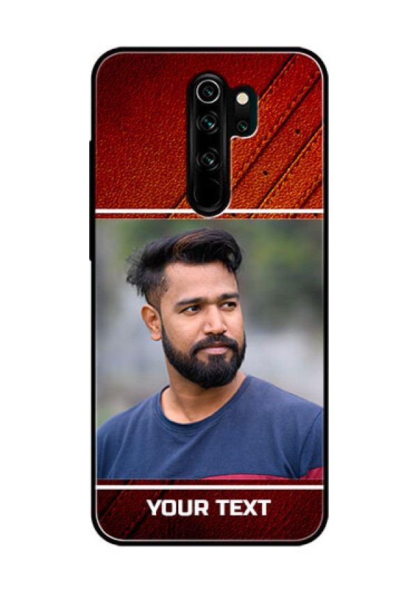 Redmi Note 8 Pro Personalized Glass Phone Case  - Leather Phone Case Design