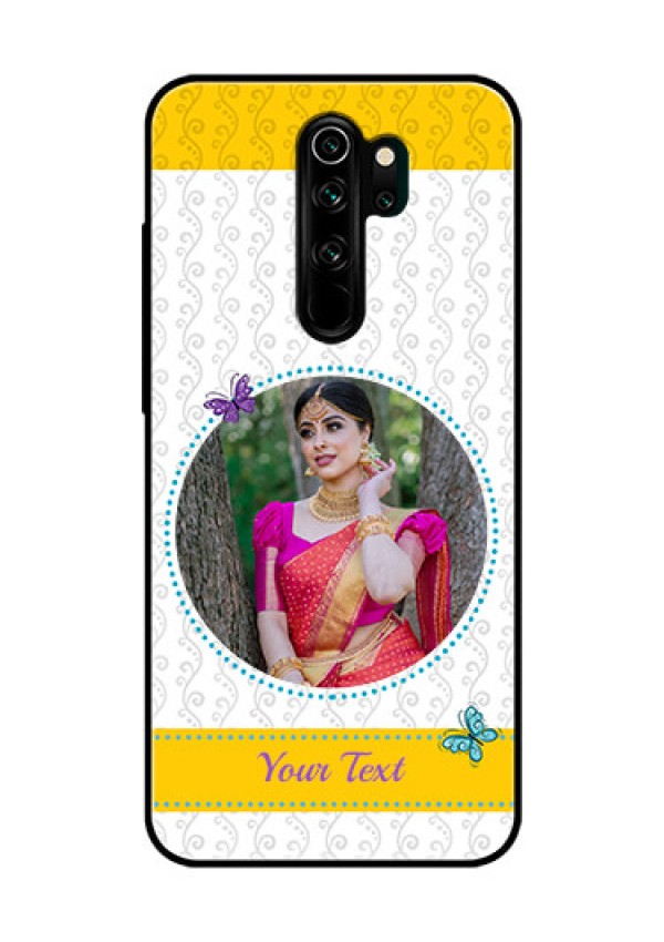 Redmi Note 8 Pro Custom Glass Mobile Case  - Girls Premium Case Design