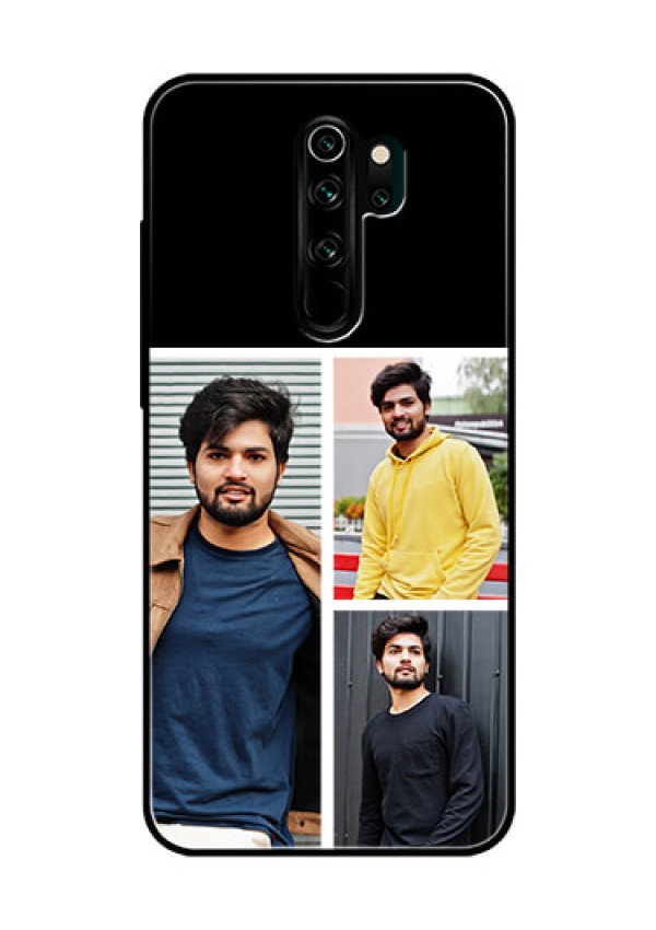 Redmi Note 8 Pro Photo Printing on Glass Case  - Upload Multiple Picture Design