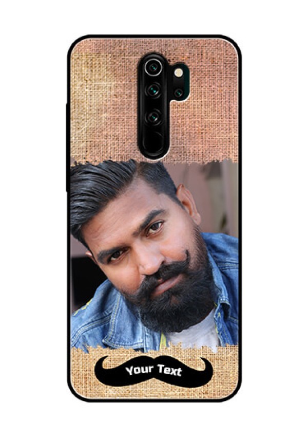 Redmi Note 8 Pro Personalized Glass Phone Case  - with Texture Design
