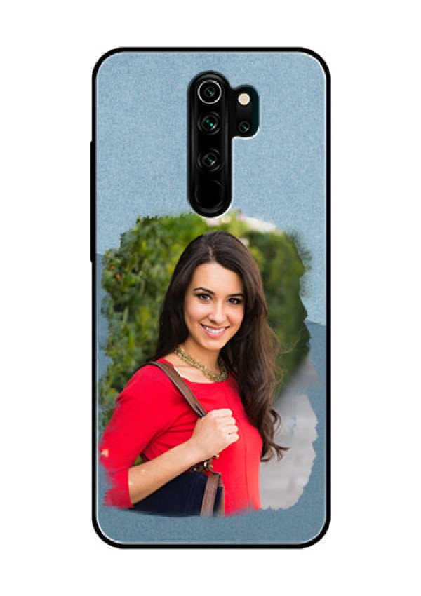 Redmi Note 8 Pro Custom Glass Mobile Case  - Grunge Line Art Design