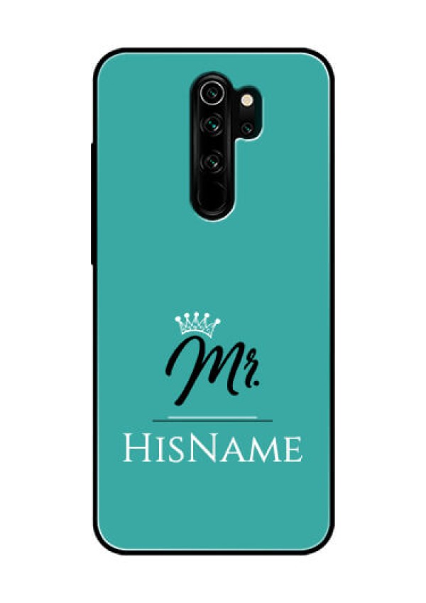 Redmi Note 8 Pro Custom Glass Phone Case Mr with Name