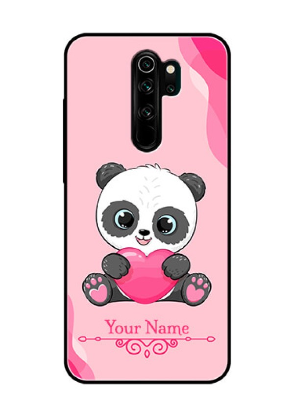 Xiaomi Redmi Note 8 Pro Custom Glass Mobile Case - Cute Panda Design