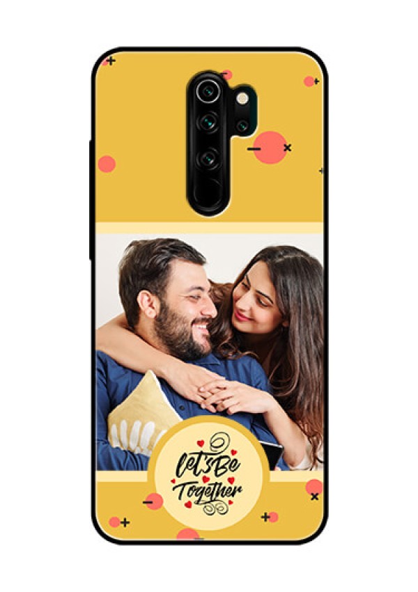 Xiaomi Redmi Note 8 Pro Photo Printing on Glass Case - Lets be Together Design