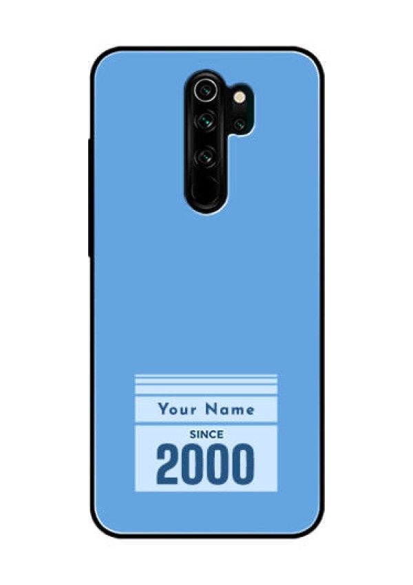 Xiaomi Redmi Note 8 Pro Custom Glass Mobile Case - Custom Year of birth Design