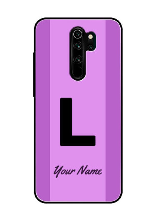 Xiaomi Redmi Note 8 Pro Custom Glass Phone Case - Tricolor custom text Design