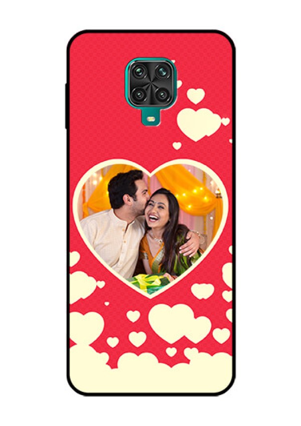 Redmi Note 9 Pro Max Custom Glass Mobile Case  - Love Symbols Phone Cover Design