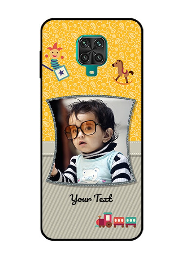 Redmi Note 9 Pro Max Personalized Glass Phone Case  - Baby Picture Upload Design