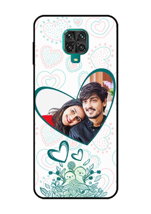 Redmi Note 9 Pro Max Photo Printing on Glass Case  - Premium Couple Design