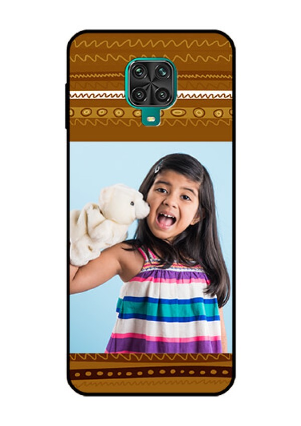 Redmi Note 9 Pro Max Custom Glass Phone Case  - Friends Picture Upload Design 