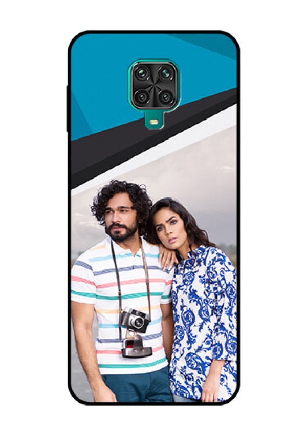 Redmi Note 9 Pro Max Photo Printing on Glass Case  - Simple Pattern Photo Upload Design