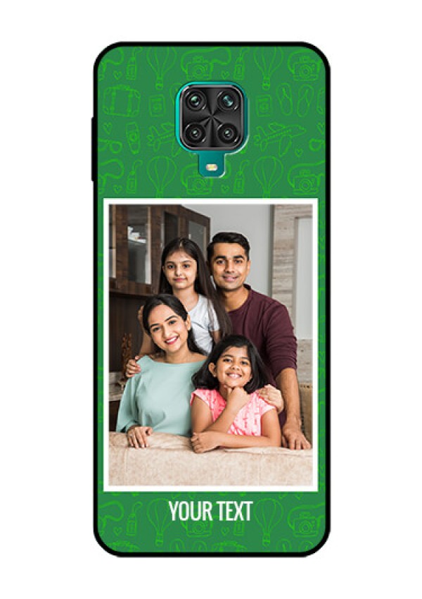 Redmi Note 9 Pro Max Personalized Glass Phone Case  - Picture Upload Design