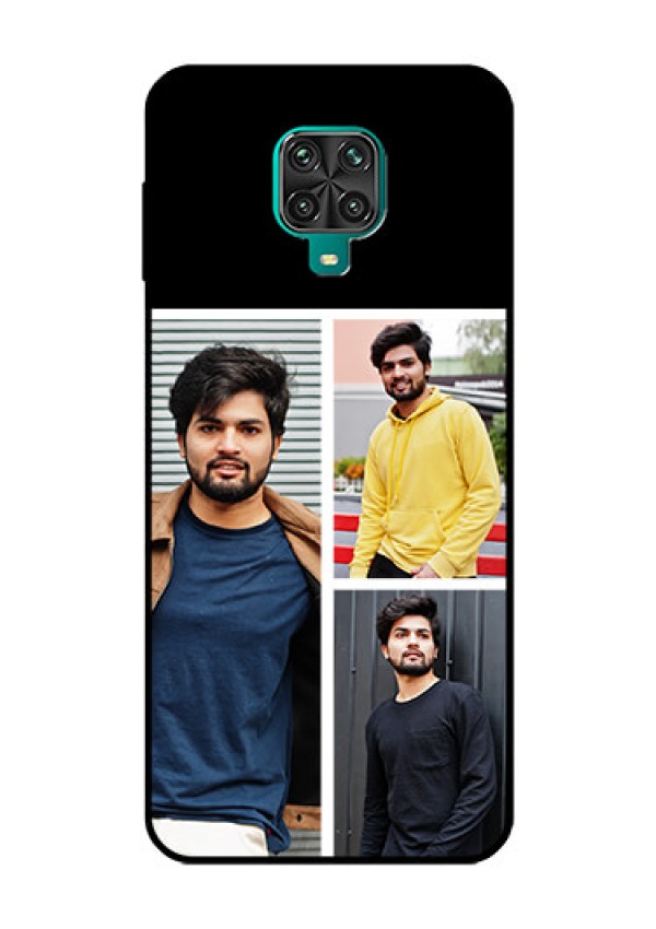 Redmi Note 9 Pro Max Photo Printing on Glass Case  - Upload Multiple Picture Design