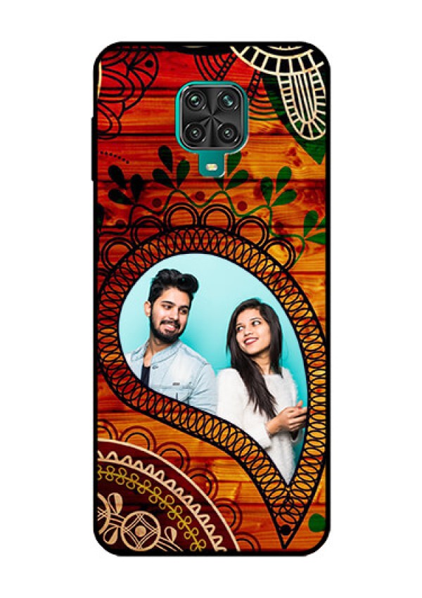 Redmi Note 9 Pro Max Personalized Glass Phone Case  - Abstract Colorful Design