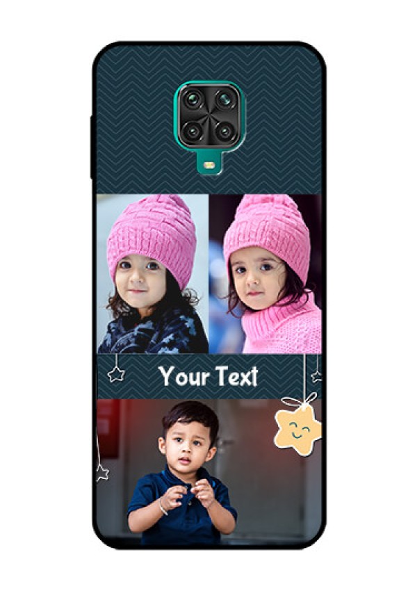 Redmi Note 9 Pro Max Custom Glass Mobile Case  - Hanging Stars Design
