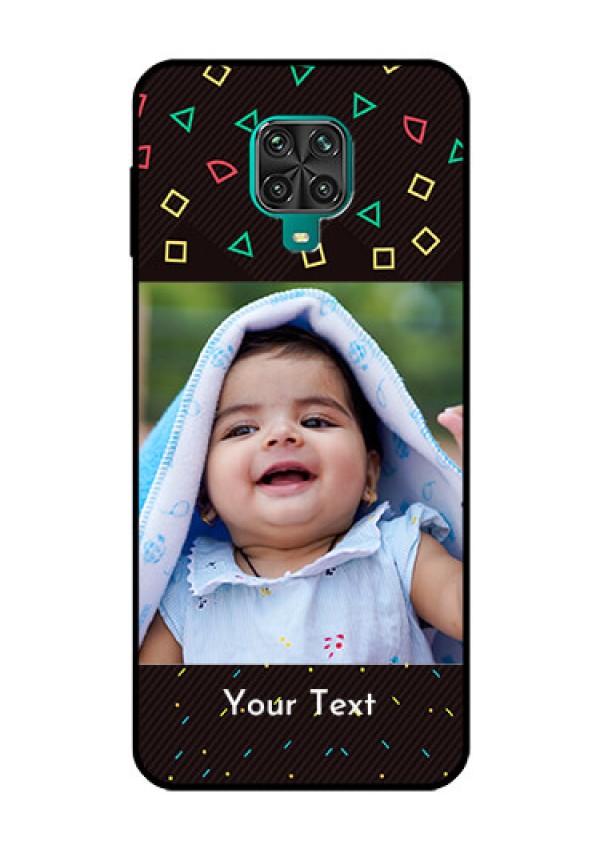 Redmi Note 9 Pro Max Custom Glass Phone Case  - with confetti birthday design