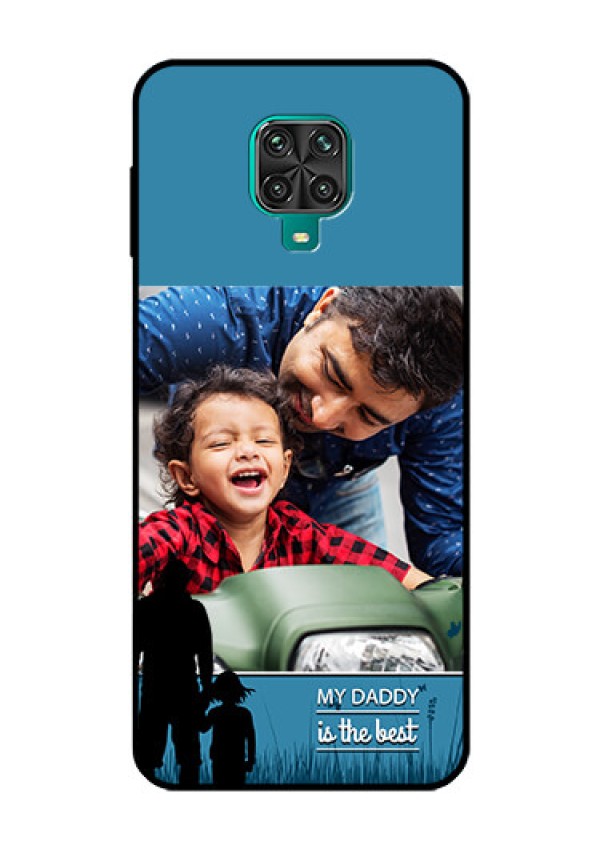 Redmi Note 9 Pro Max Custom Glass Mobile Case  - Best dad design 