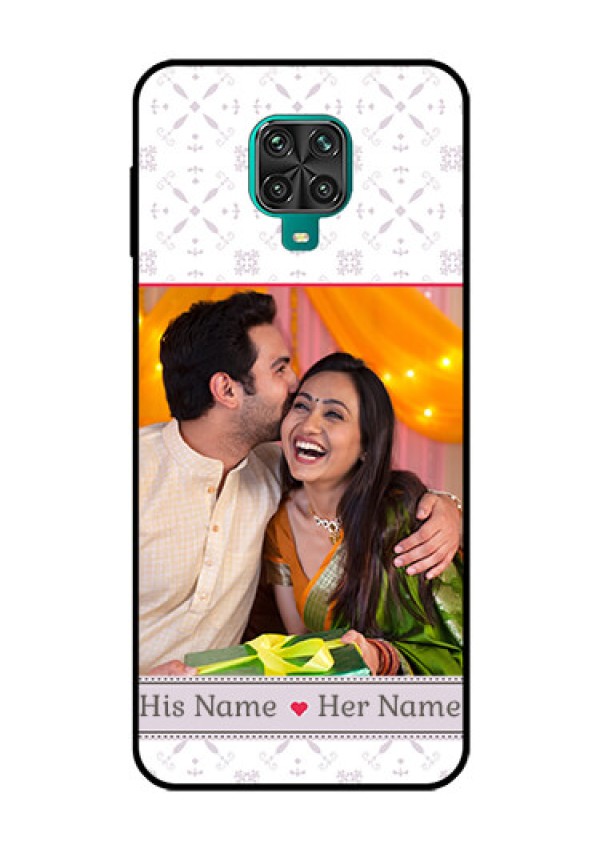 Redmi Note 9 Pro Max Custom Glass Mobile Case  - with Photo and Ethnic Design