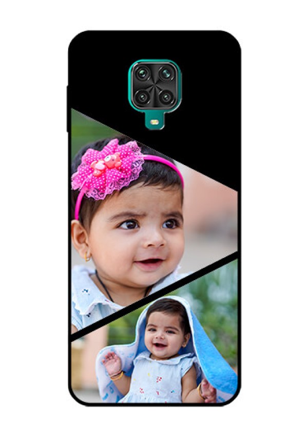 Redmi Note 9 Pro Max Custom Glass Phone Case  - Semi Cut Design