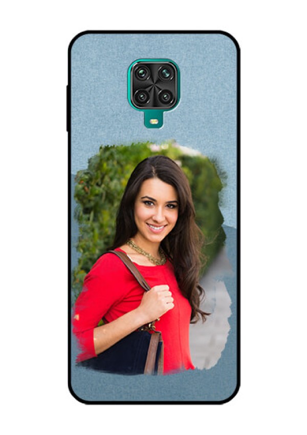 Redmi Note 9 Pro Max Custom Glass Mobile Case  - Grunge Line Art Design