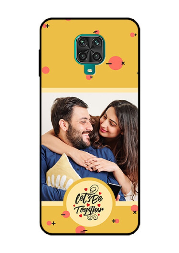 Xiaomi Redmi Note 9 Pro Max Photo Printing on Glass Case - Lets be Together Design