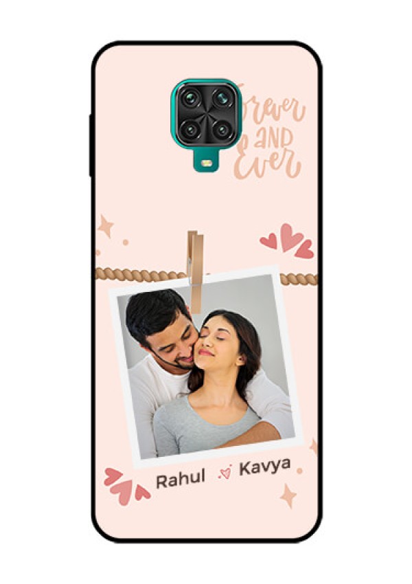 Xiaomi Redmi Note 9 Pro Max Custom Glass Phone Case - Forever and ever love Design