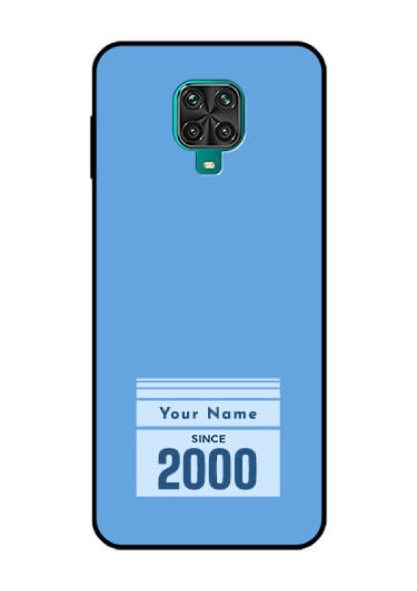 Xiaomi Redmi Note 9 Pro Max Custom Glass Mobile Case - Custom Year of birth Design