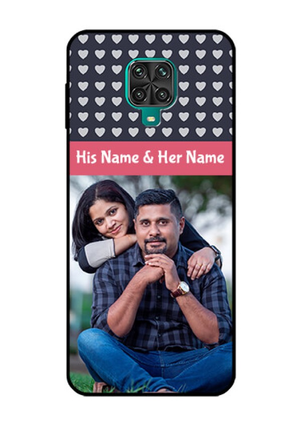Redmi Note 9 Pro Custom Glass Mobile Case  - Love Symbols Design