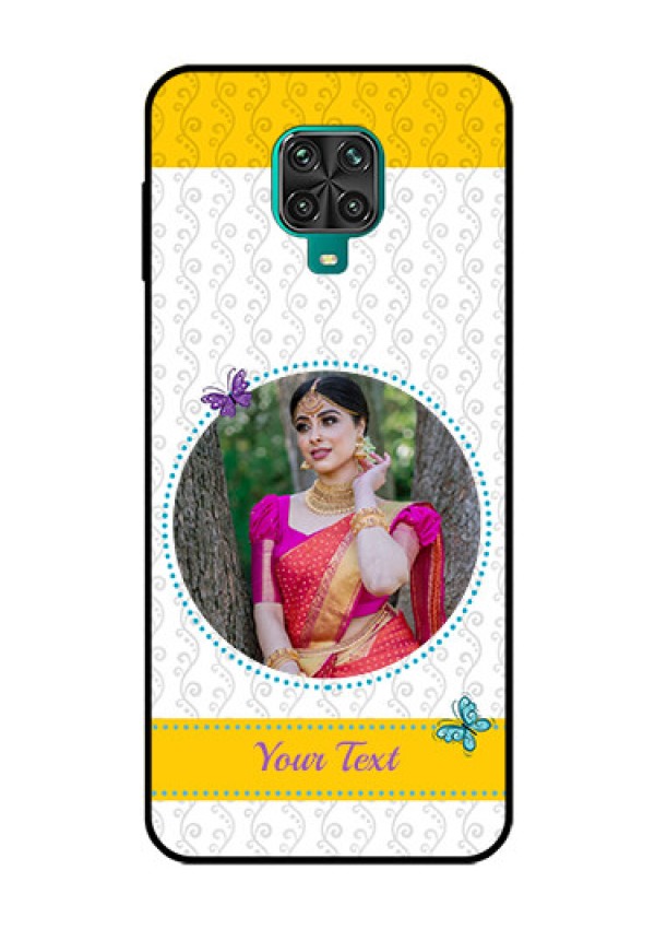 Redmi Note 9 Pro Custom Glass Mobile Case  - Girls Premium Case Design