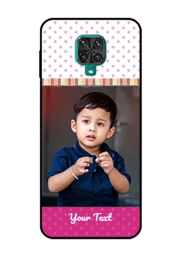 Redmi Note 9 Pro Photo Printing on Glass Case  - Cute Girls Cover Design