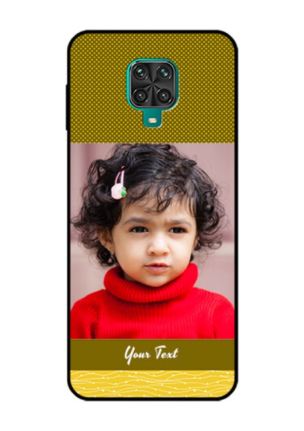Redmi Note 9 Pro Custom Glass Phone Case  - Simple Green Color Design