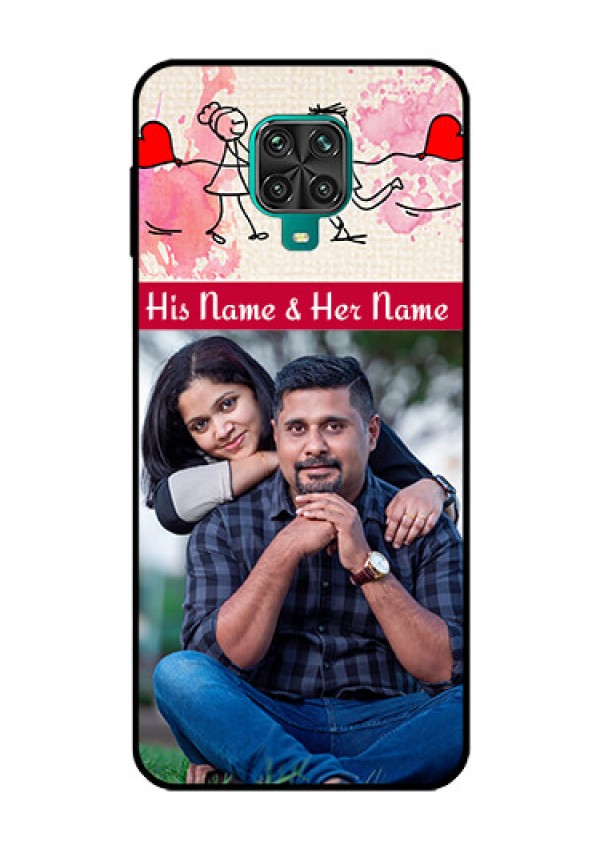 Redmi Note 9 Pro Photo Printing on Glass Case  - You and Me Case Design