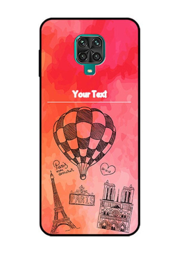 Redmi Note 9 Pro Custom Glass Phone Case  - Paris Theme Design