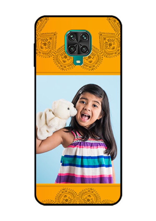 Redmi Note 9 Pro Personalized Glass Phone Case  - Photo Wedding Design 