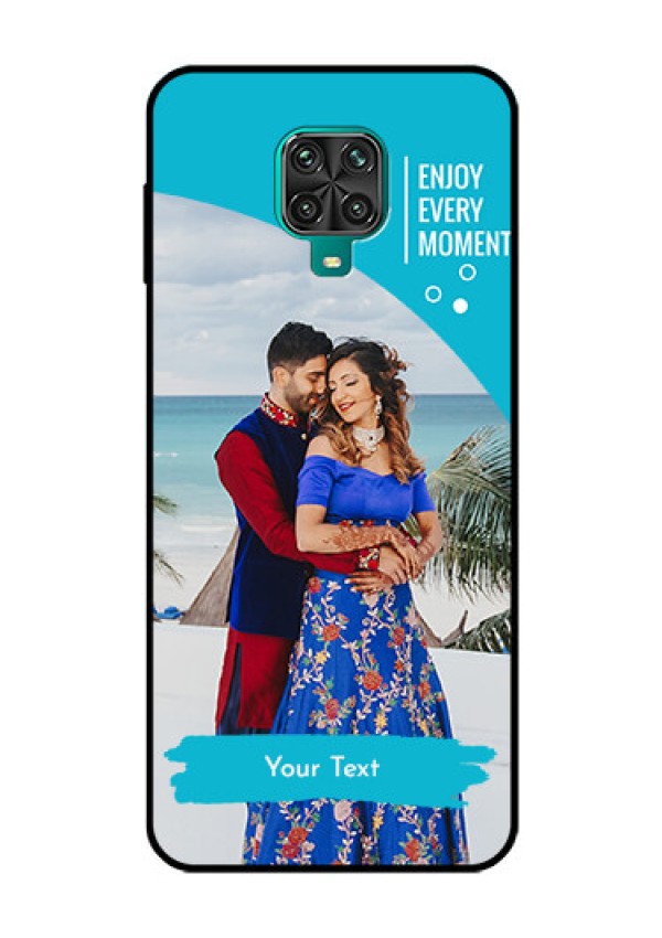 Redmi Note 9 Pro Custom Glass Mobile Case  - Happy Moment Design