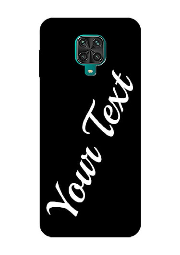 Redmi Note 9 Pro Custom Glass Mobile Cover with Your Name