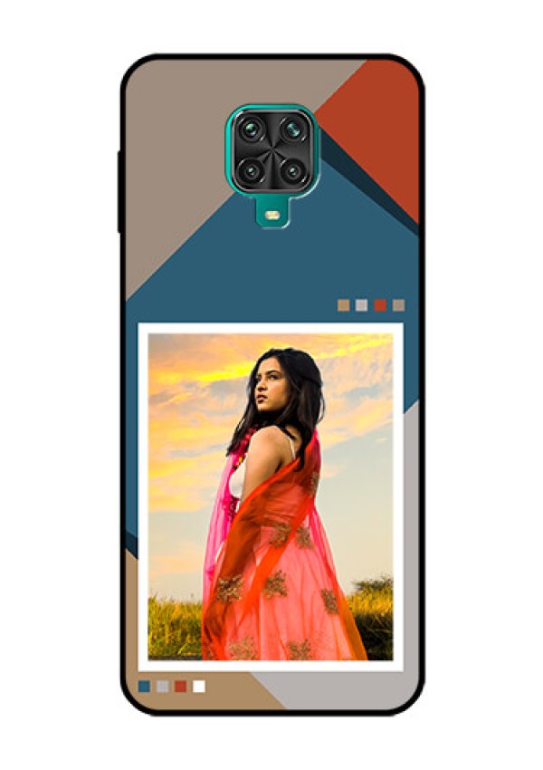 Xiaomi Redmi Note 9 Pro Personalized Glass Phone Case - Retro color pallet Design