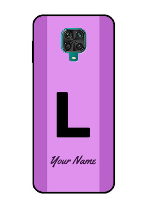 Xiaomi Redmi Note 9 Pro Custom Glass Phone Case - Tricolor custom text Design