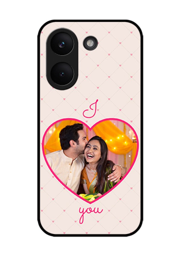 Xiaomi Redmi Turbo 5 Custom Glass Phone Case - Heart Shape Design