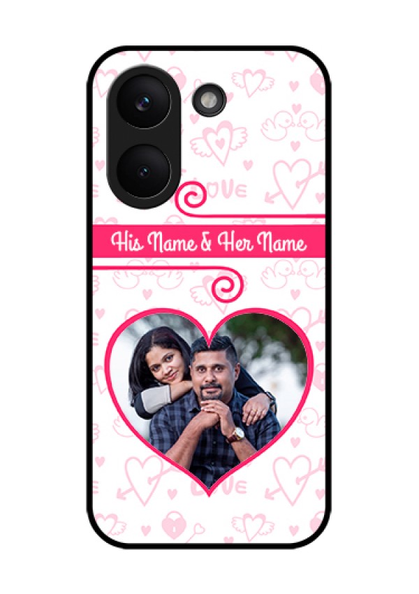 Xiaomi Redmi Turbo 5 Custom Glass Phone Case - Heart Shape Love Design