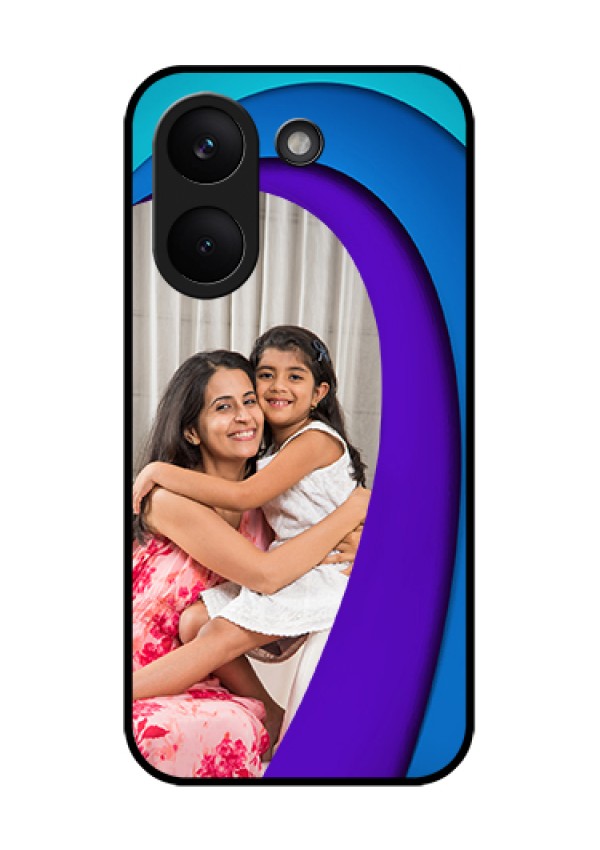 Xiaomi Redmi Turbo 5 Custom Glass Phone Case - Simple Pattern Design